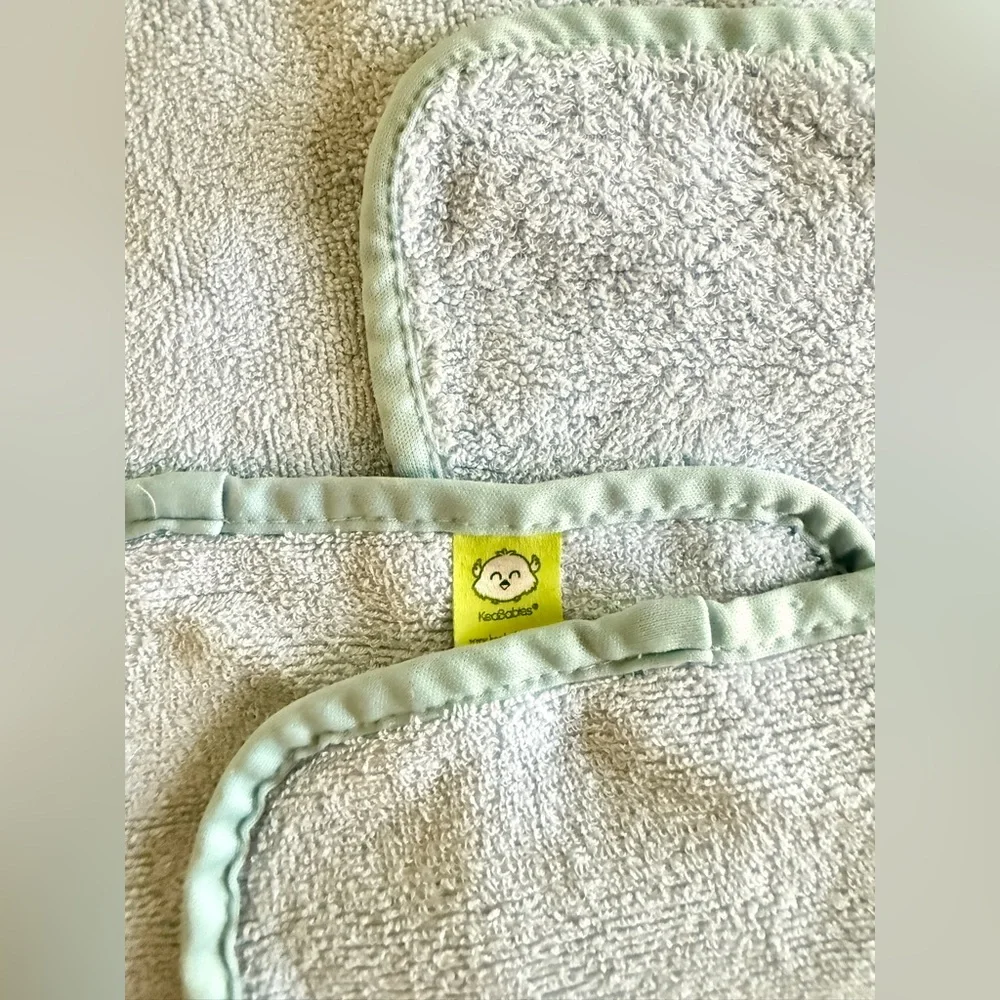 Keababies Baby Washcloths - Soft Absorbent Bamboo Viscose Kids, Toddlers 11 PCS